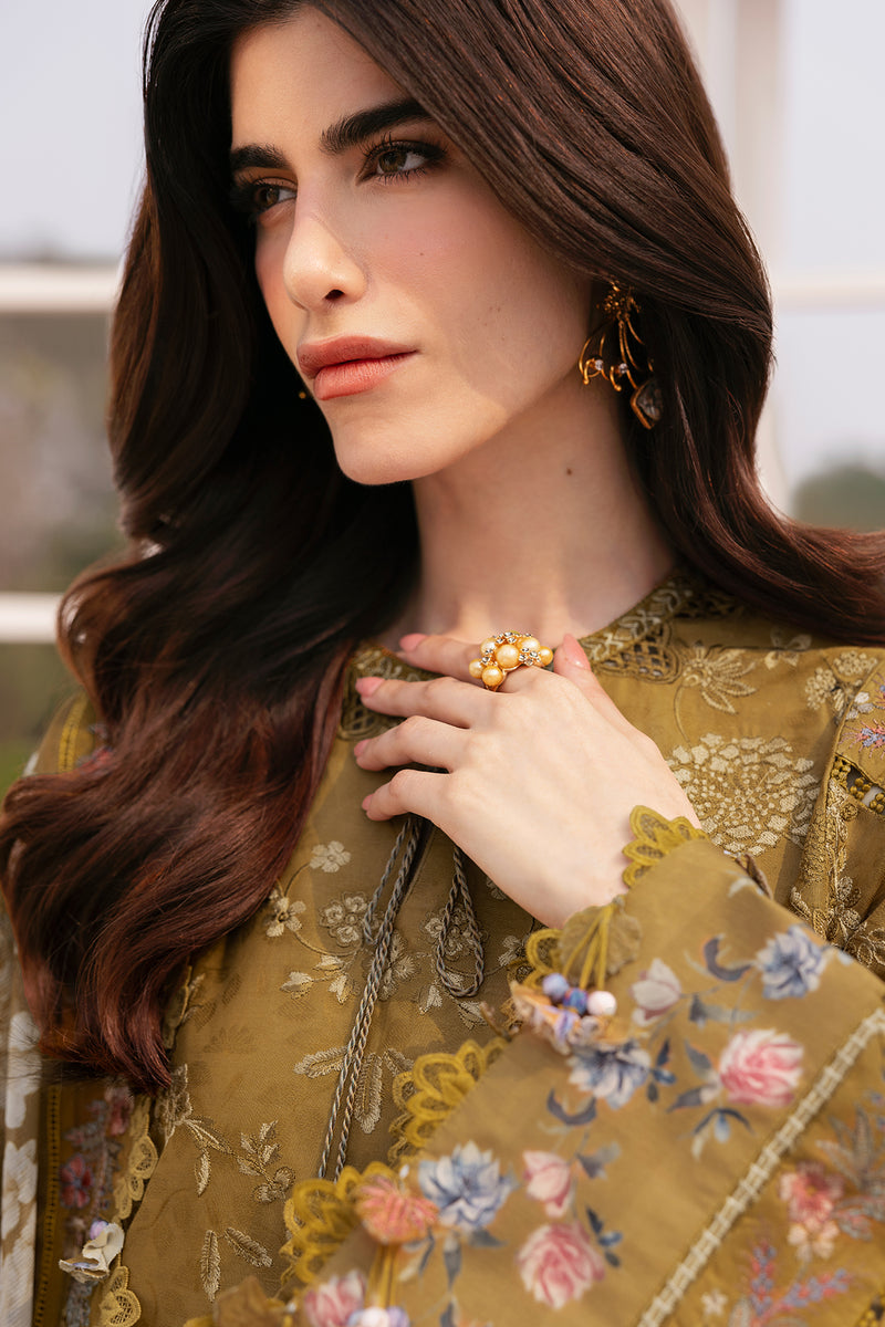 Baroque Eid Lawn Unstitched Embroidered 3Pc Suit BEL-25-D03