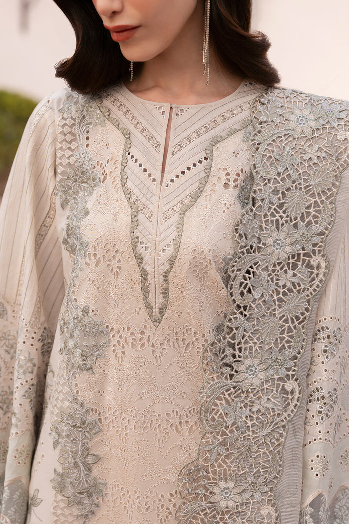 Baroque Eid Lawn Unstitched Embroidered 3Pc Suit BEL-25-D04