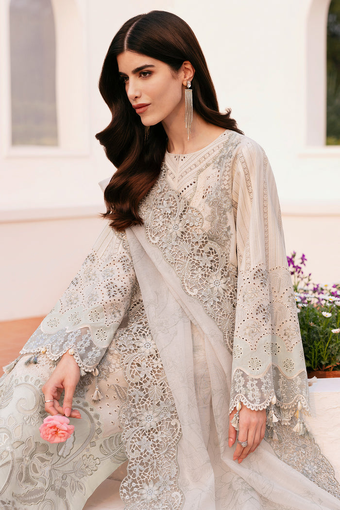 Baroque Eid Lawn Unstitched Embroidered 3Pc Suit BEL-25-D04