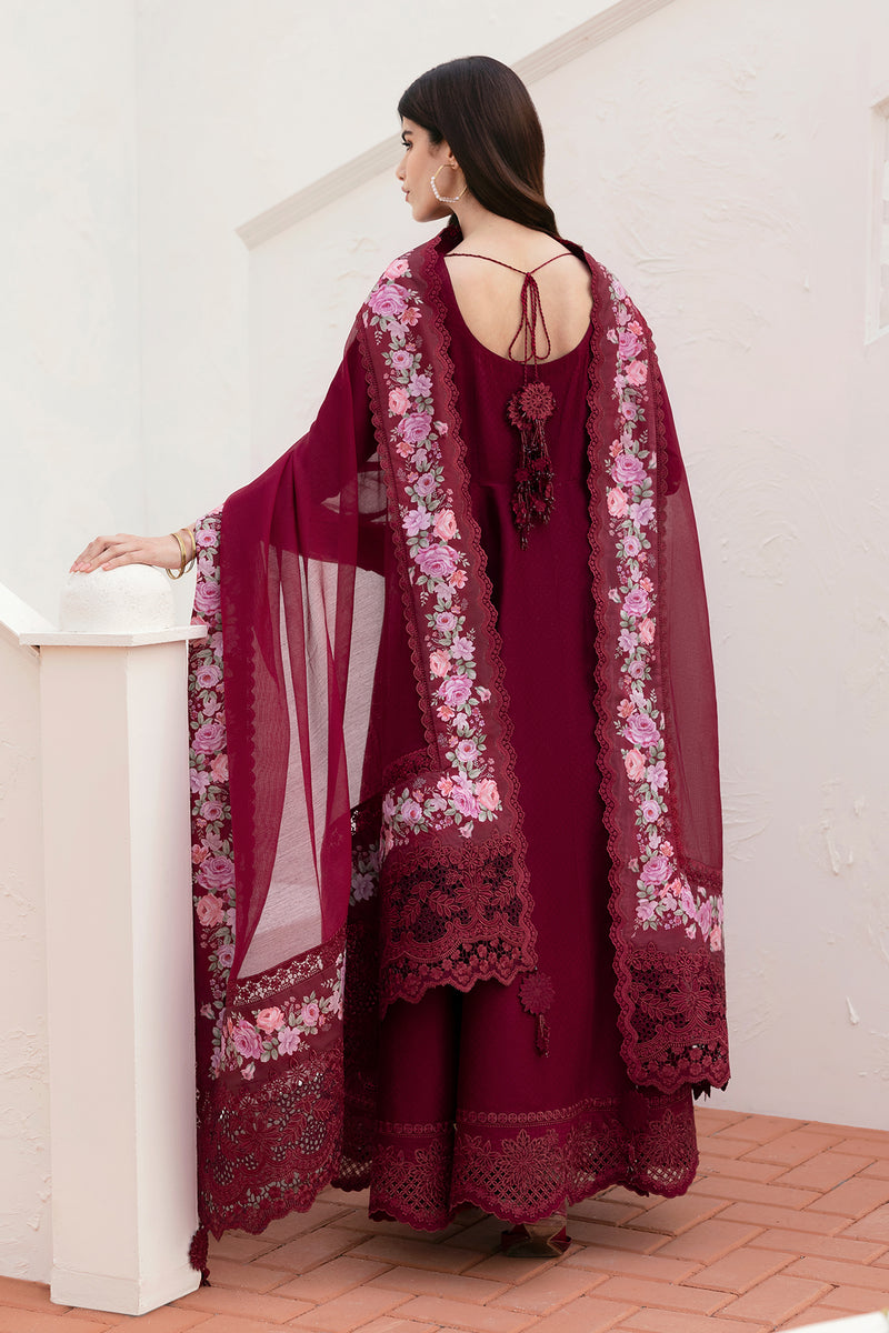 Baroque Eid Lawn Unstitched Embroidered 3Pc Suit BEL-25-D05