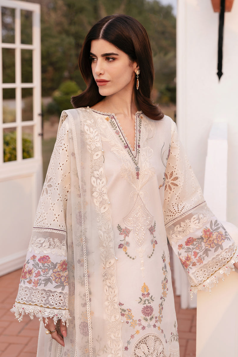 Baroque Eid Lawn Unstitched Embroidered 3Pc Suit BEL-25-D06