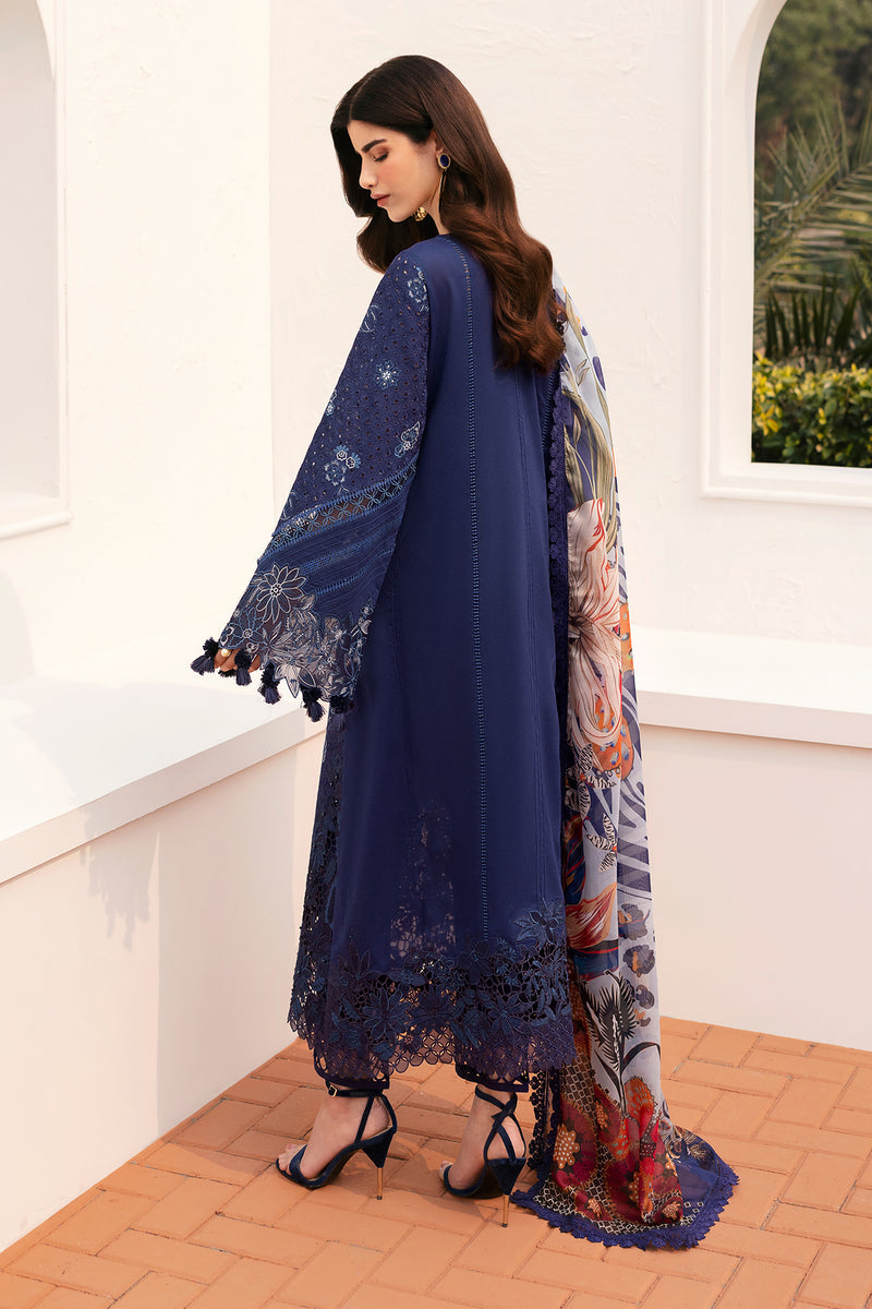 Baroque Eid Lawn Unstitched Embroidered 3Pc Suit BEL-25-D07