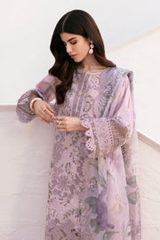 Baroque Eid Lawn Unstitched Embroidered 3Pc Suit BEL-25-D08