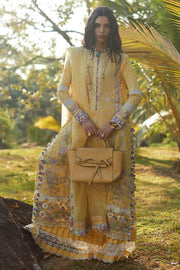 ELAN Embroidered Luxury Lawn Unstitched 3Piece Suit EL23-01-B IRA