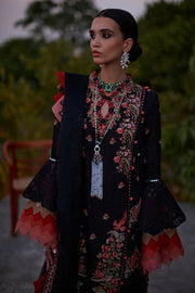 ELAN Embroidered Luxury Lawn Unstitched 3Piece Suit EL23-02-A NYSA