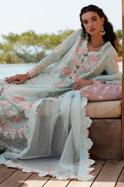 ELAN Embroidered Luxury Lawn Unstitched 3Piece Suit EL23-03-A ZIVA