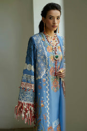 ELAN Embroidered Luxury Lawn Unstitched 3Piece Suit EL23-03-B ZIVA
