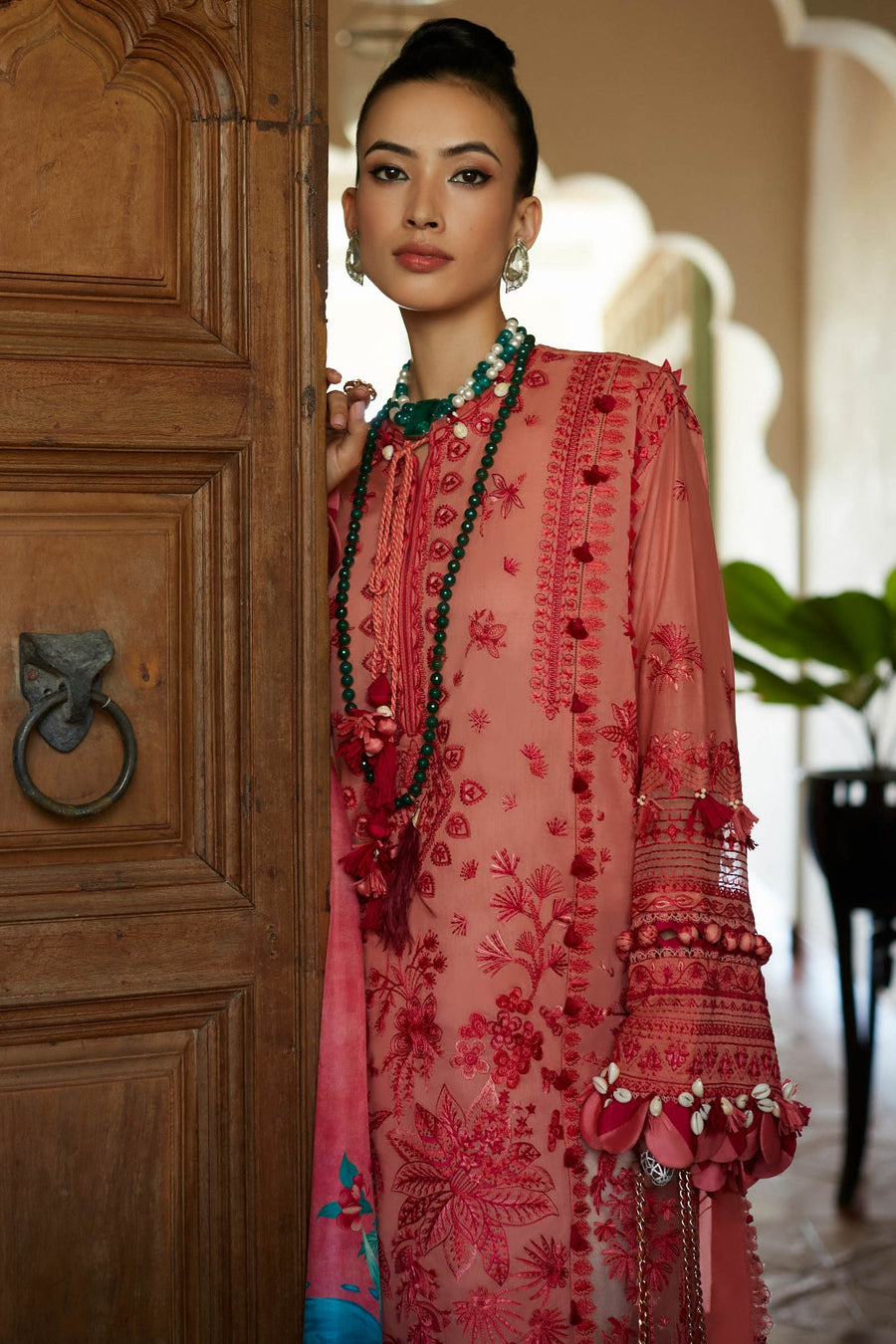 ELAN Embroidered Luxury Lawn Unstitched 3Piece Suit EL23-05-B ARNA
