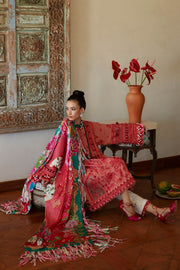 ELAN Embroidered Luxury Lawn Unstitched 3Piece Suit EL23-05-B ARNA