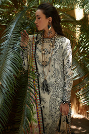 ELAN Embroidered Luxury Lawn Unstitched 3Piece Suit EL23-07-A KAIA
