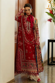 ELAN Embroidered Luxury Lawn Unstitched 3Piece Suit EL23-08-A AALIA