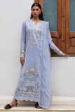 ELAN Embroidered Luxury Lawn Unstitched 3Pc Suit EL24-01A MINA
