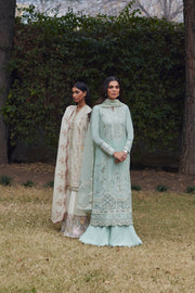 ELAN Embroidered Luxury Lawn Unstitched 3Pc Suit EL24-01B MINA