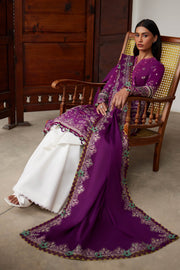 ELAN Embroidered Luxury Lawn Unstitched 3Pc Suit EL24-03A QISTINA