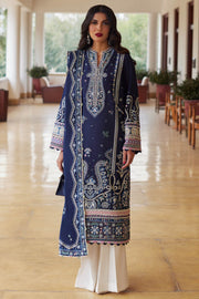 ELAN Embroidered Luxury Lawn Unstitched 3Pc Suit EL24-04B MAHROSH