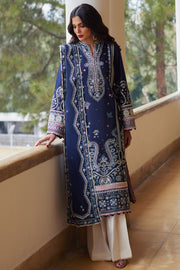 ELAN Embroidered Luxury Lawn Unstitched 3Pc Suit EL24-04B MAHROSH