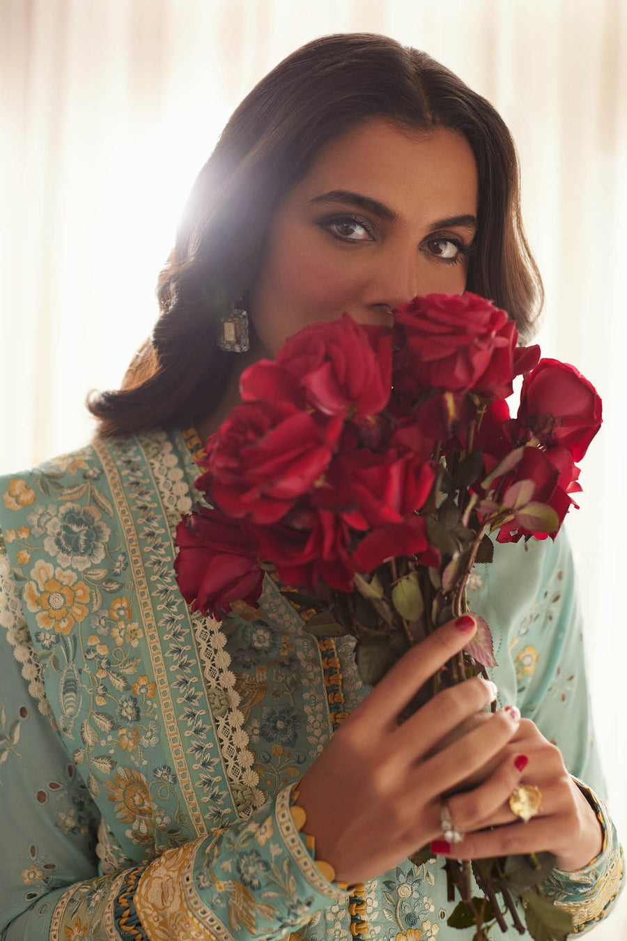 ELAN Embroidered Luxury Lawn Unstitched 3Pc Suit EL24-06A IVANA