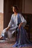 ELAN Embroidered Luxury Lawn Unstitched 3Pc Suit EL25-01B SERENE