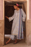 ELAN Embroidered Luxury Lawn Unstitched 3Pc Suit EL25-01B SERENE