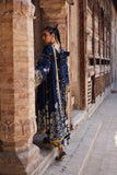 ELAN Embroidered Luxury Lawn Unstitched 3Pc Suit EL25-03B SOLENE