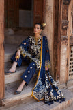 ELAN Embroidered Luxury Lawn Unstitched 3Pc Suit EL25-03B SOLENE