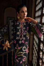 ELAN Embroidered Luxury Lawn Unstitched 3Pc Suit EL25-04A AZUREH