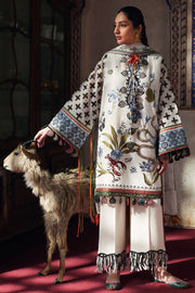 ELAN Embroidered Luxury Lawn Unstitched 3Pc Suit EL25-04B AZUREH
