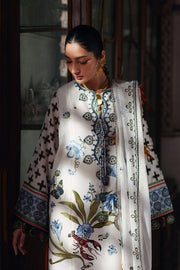 ELAN Embroidered Luxury Lawn Unstitched 3Pc Suit EL25-04B AZUREH