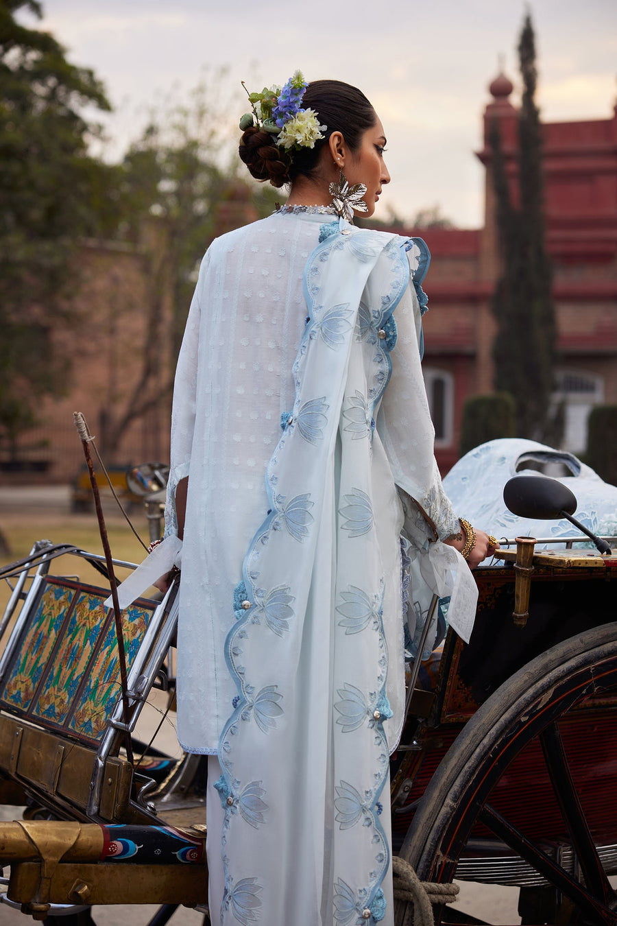 ELAN Embroidered Luxury Lawn Unstitched 3Pc Suit EL25-05B CELESTINE
