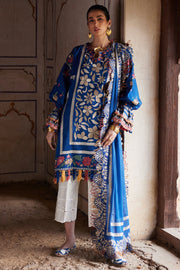 ELAN Embroidered Luxury Lawn Unstitched 3Pc Suit EL25-08A AURELIA