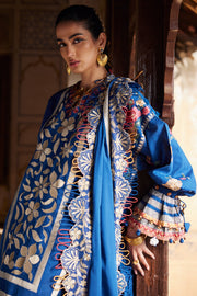 ELAN Embroidered Luxury Lawn Unstitched 3Pc Suit EL25-08A AURELIA