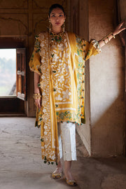 ELAN Embroidered Luxury Lawn Unstitched 3Pc Suit EL25-08B AURELIA