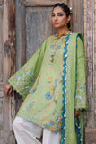 ELAN Embroidered Luxury Lawn Unstitched 3Pc Suit EL25-11B ISLA BLEU