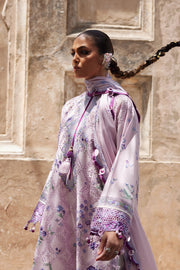 ELAN Embroidered Luxury Lawn Unstitched 3Pc Suit EL25-12B ALARA