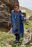 ELAN Embroidered Luxury Lawn Unstitched 3Pc Suit EL26-01B ZABAR