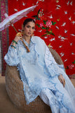 ELAN Embroidered Luxury Lawn Unstitched 3Pc Suit EL26-02A BRUMINE