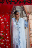 ELAN Embroidered Luxury Lawn Unstitched 3Pc Suit EL26-02A BRUMINE