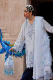 ELAN Embroidered Luxury Lawn Unstitched 3Pc Suit EL26-02A BRUMINE