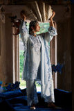 ELAN Embroidered Luxury Lawn Unstitched 3Pc Suit EL26-02A BRUMINE