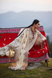 ELAN Embroidered Luxury Lawn Unstitched 3Pc Suit EL26-02B BRUMINE