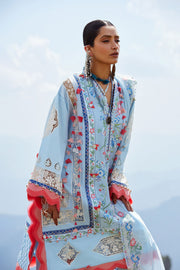 ELAN Embroidered Luxury Lawn Unstitched 3Pc Suit EL26-05B NEELUNE