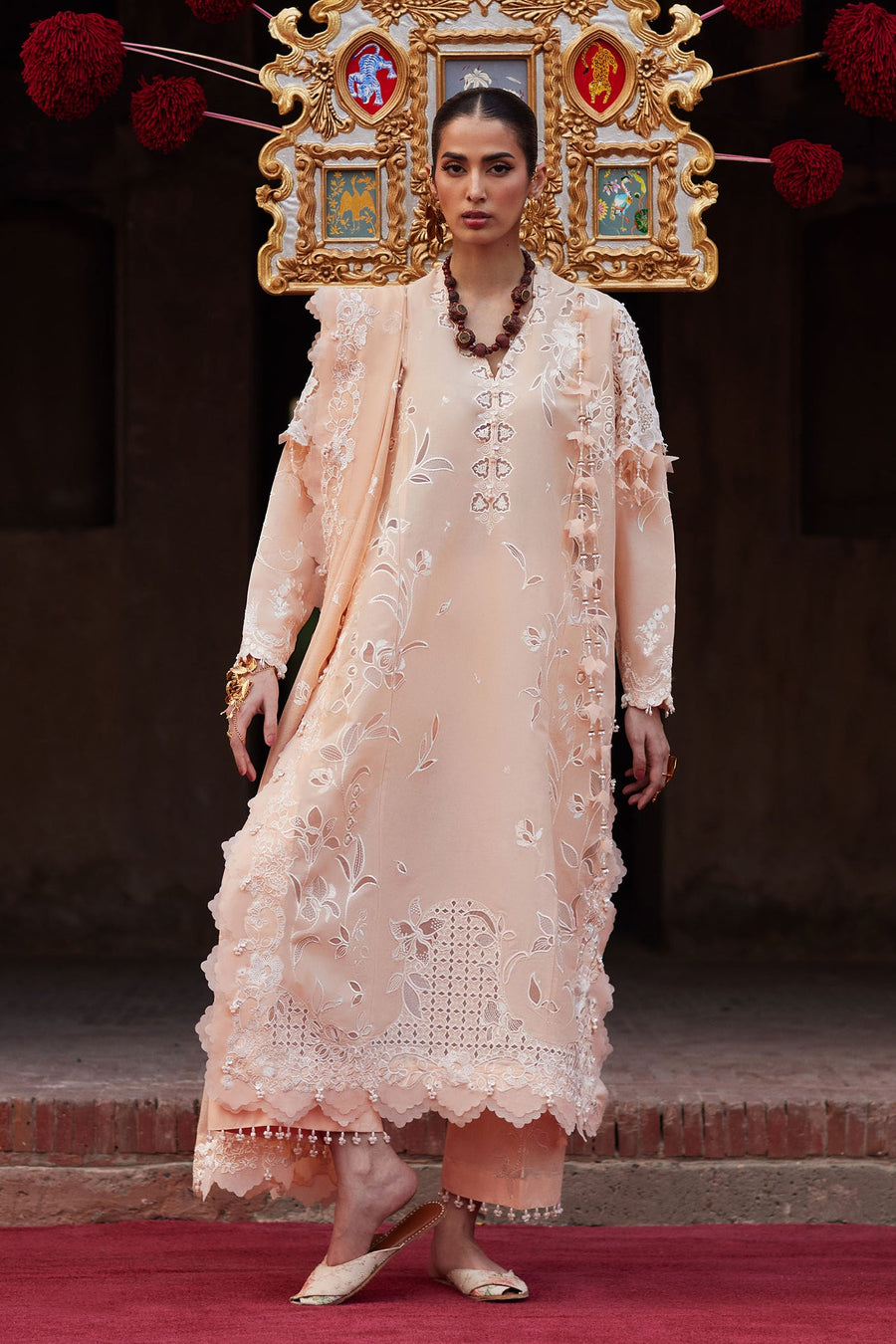 ELAN Embroidered Luxury Lawn Unstitched 3Pc Suit EL26-06A NOORAI