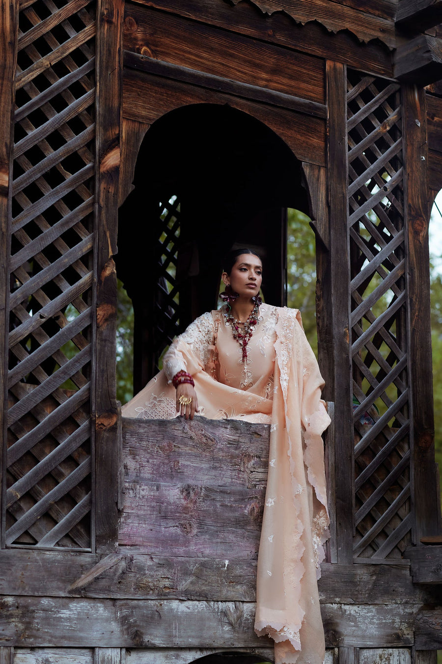 ELAN Embroidered Luxury Lawn Unstitched 3Pc Suit EL26-06A NOORAI