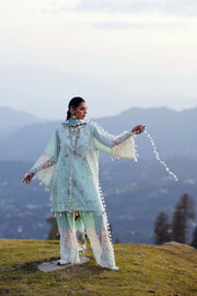ELAN Embroidered Luxury Lawn Unstitched 3Pc Suit EL26-07A ZEVARÉ