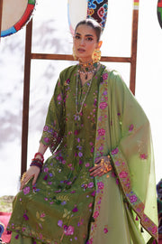 ELAN Embroidered Luxury Lawn Unstitched 3Pc Suit EL26-08A GULRAAZ