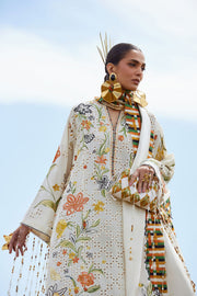 ELAN Embroidered Luxury Lawn Unstitched 3Pc Suit EL26-09A SONAMARG