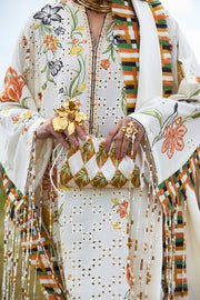 ELAN Embroidered Luxury Lawn Unstitched 3Pc Suit EL26-09A SONAMARG