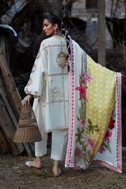 ELAN Embroidered Luxury Lawn Unstitched 3Pc Suit EL26-11B ZÉRIN