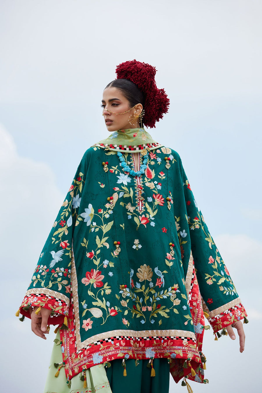 ELAN Embroidered Luxury Lawn Unstitched 3Pc Suit EL26-12A DEODAR