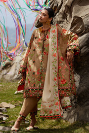 ELAN Embroidered Luxury Lawn Unstitched 3Pc Suit EL26-12B DEODAR